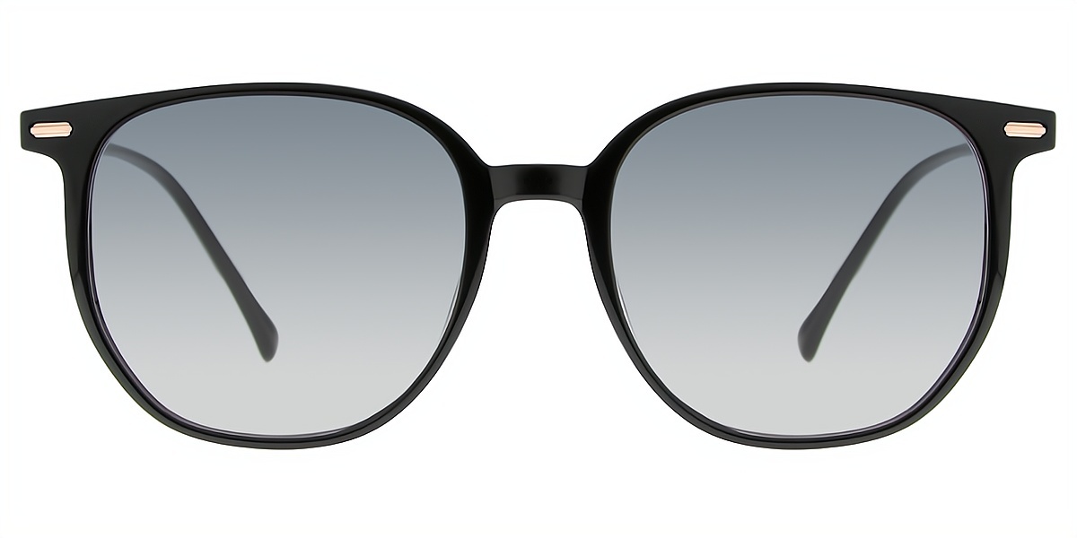 Black Horn Simple Lightweight TR90 Eyeglasses