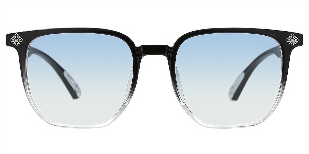 Mix Horn Oversized Plastic Eyeglasses