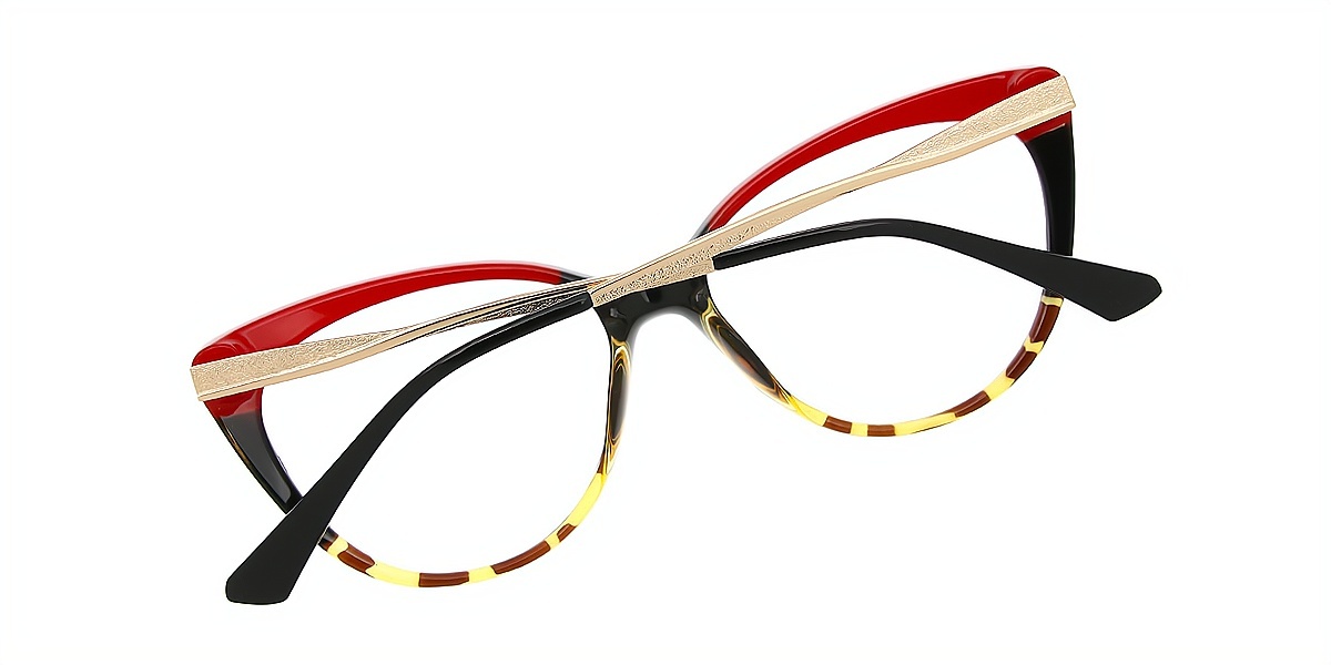 Tortoise Cat Eye Elegant TR90 Eyeglasses