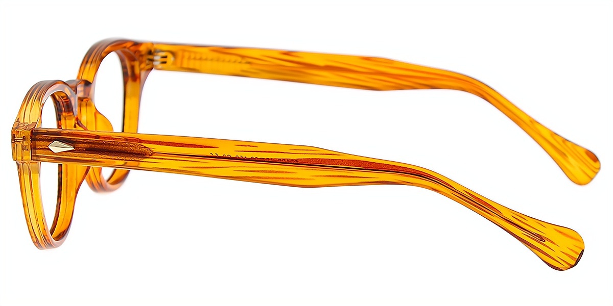 Brown Horn Retro TR90 Eyeglasses