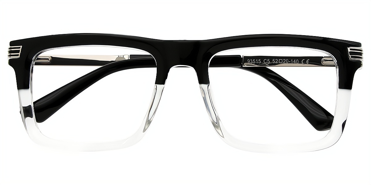 Mix Rectangle Oversized Chic TR90 Eyeglasses
