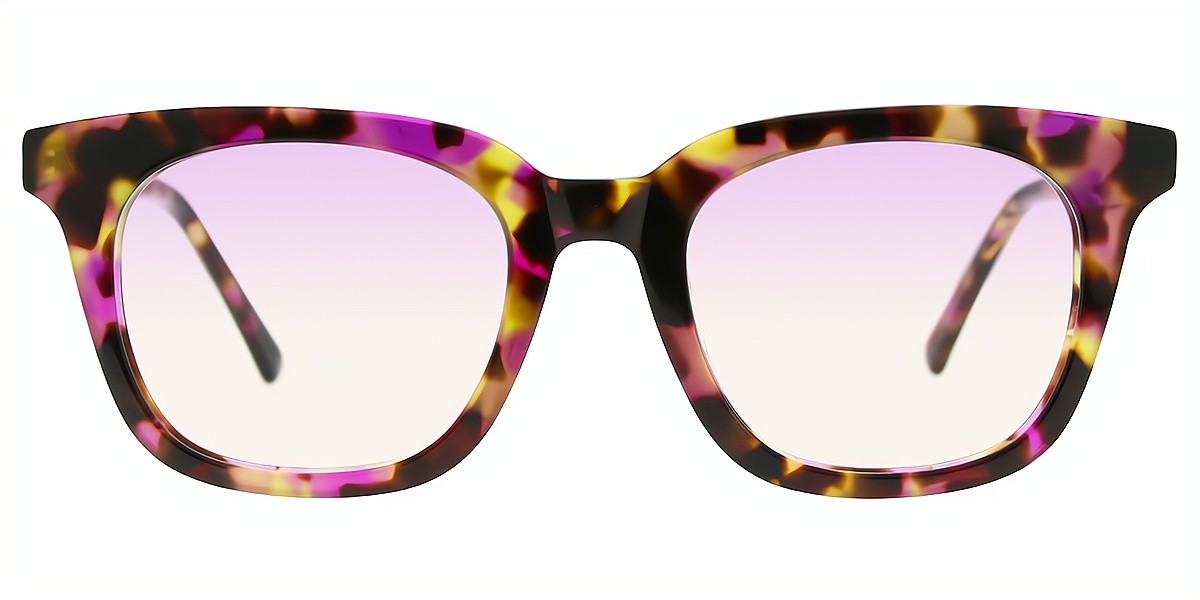 Mix Horn Ornate Acetate Eyeglasses