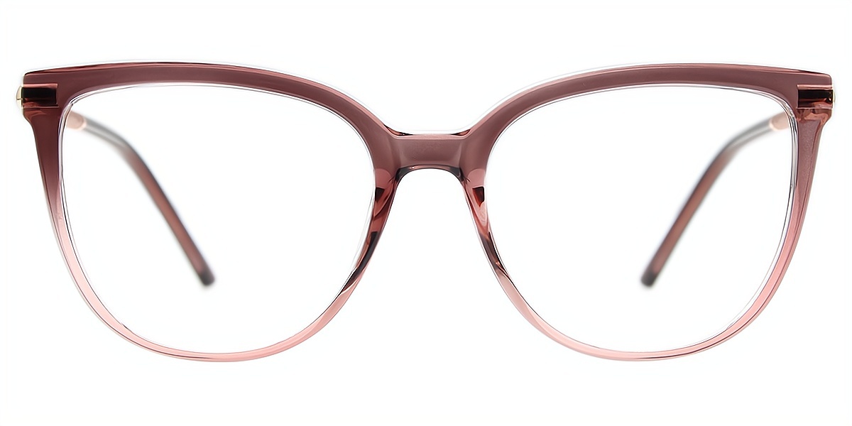 Purple Pink Cat Eye Elegant TR90 Eyeglasses