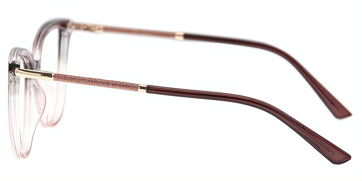 Purple Pink Cat Eye Elegant TR90 Eyeglasses