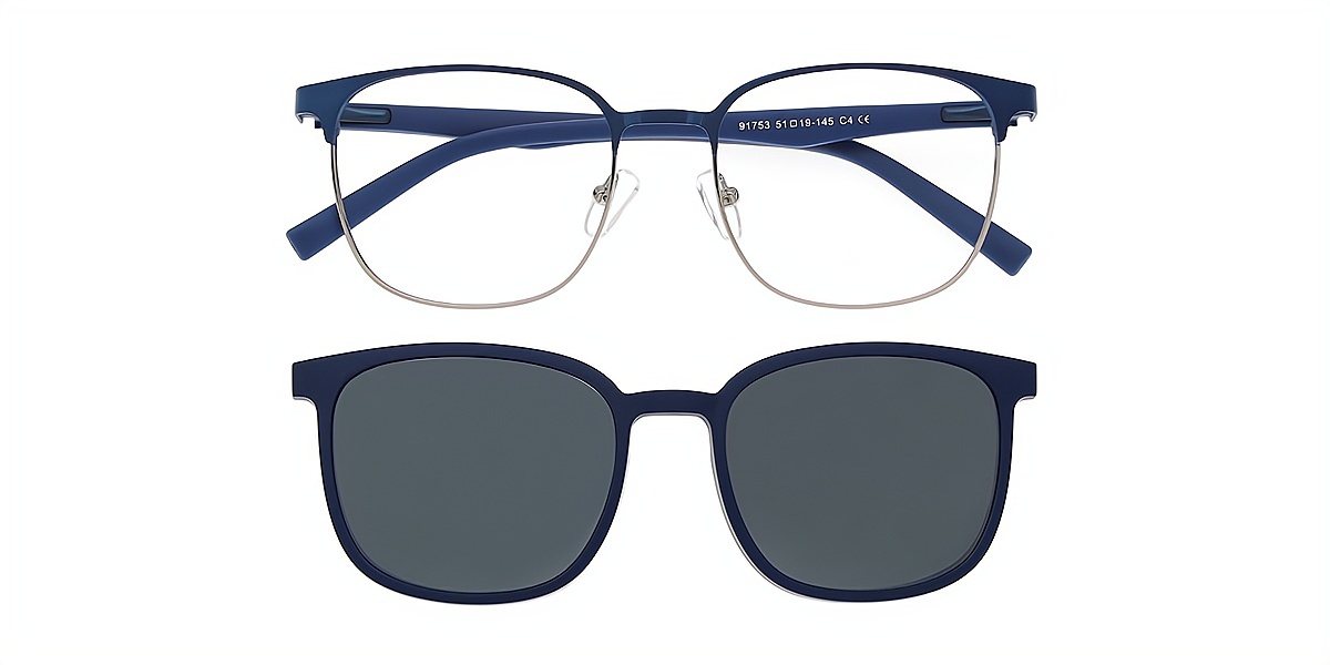Blue Horn Classic Metal Eyeglasses