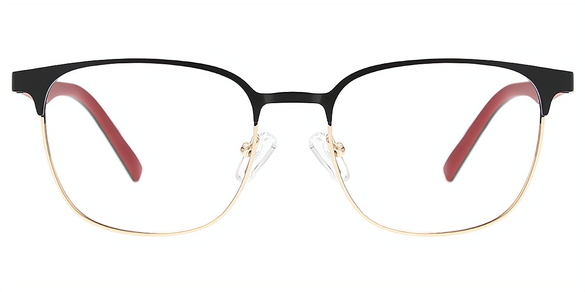 Red Horn Classic Metal Eyeglasses