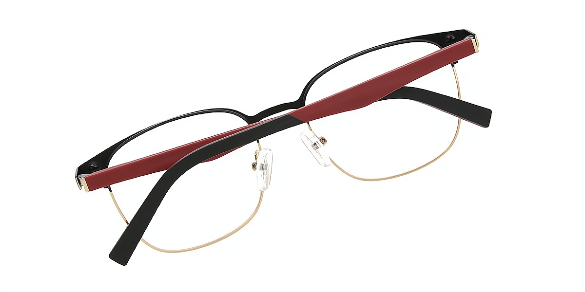 Red Horn Classic Metal Eyeglasses