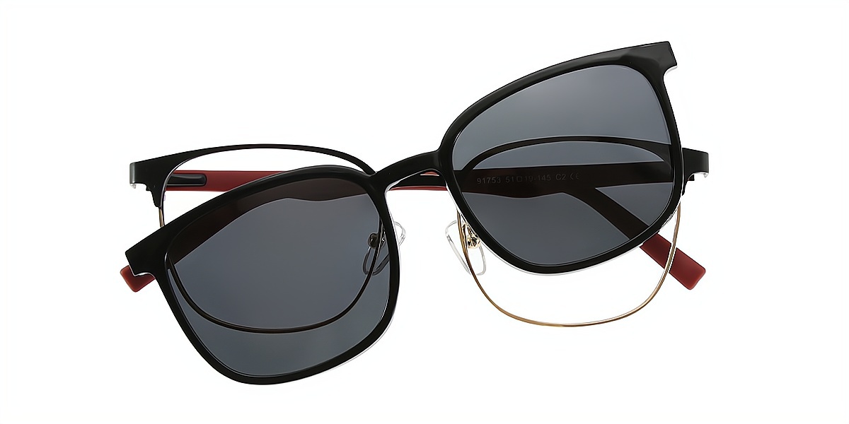 Red Horn Classic Metal Eyeglasses