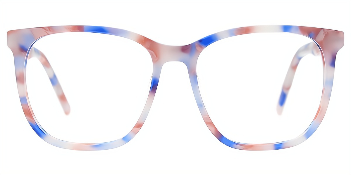 Multicolor Horn Modish Acetate Eyeglasses
