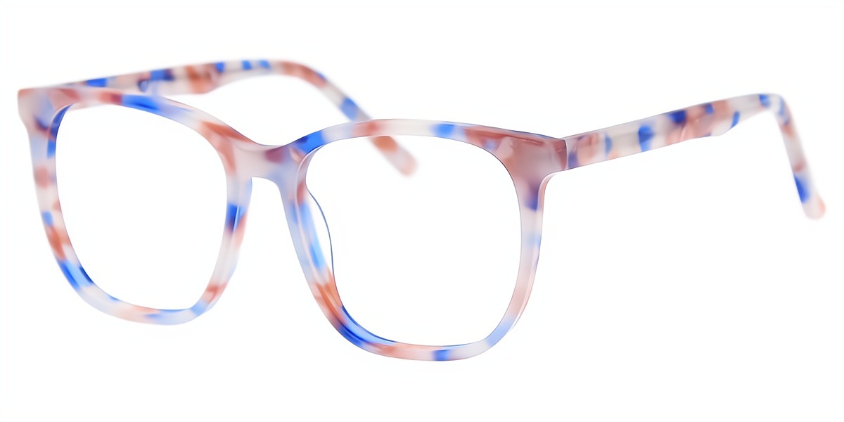 Multicolor Horn Modish Acetate Eyeglasses