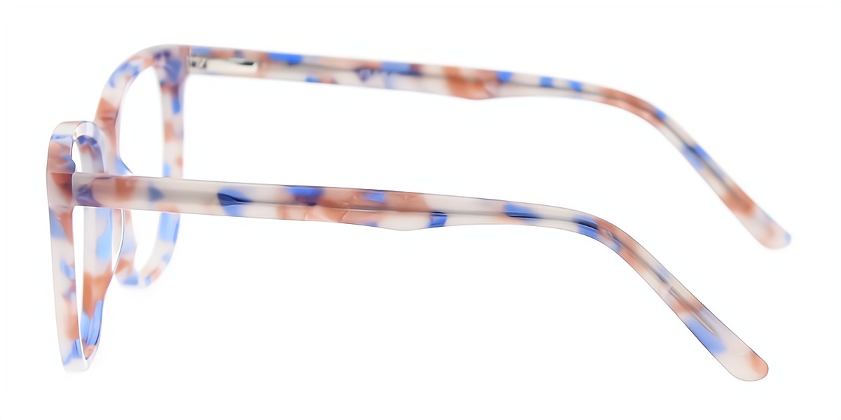 Multicolor Horn Modish Acetate Eyeglasses