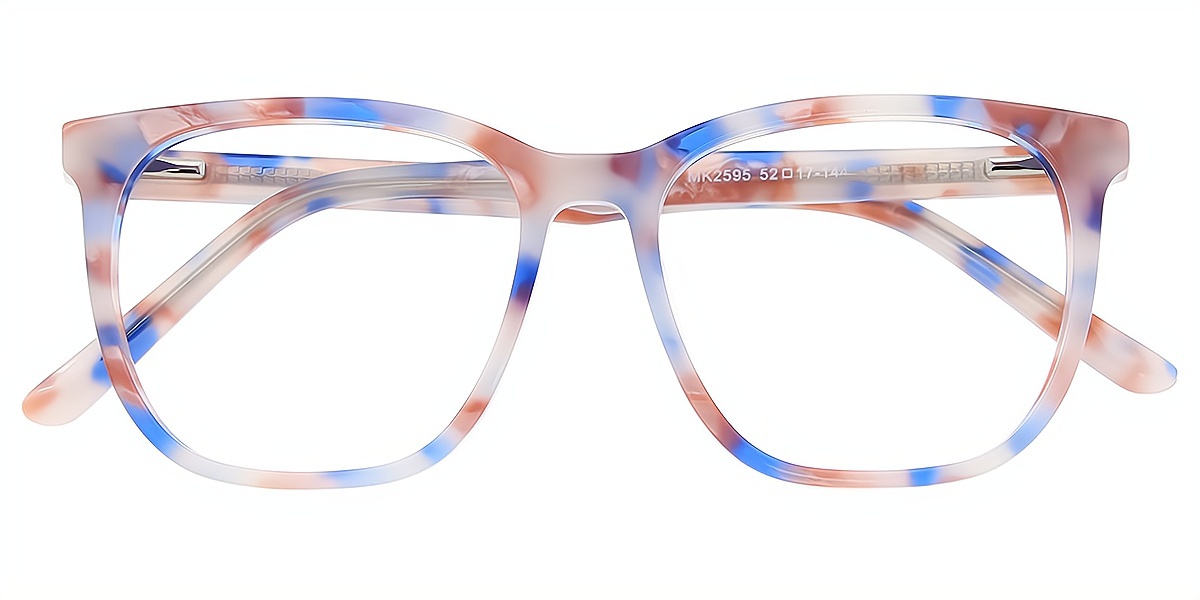 Multicolor Horn Modish Acetate Eyeglasses
