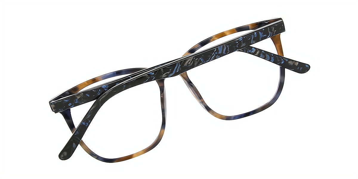 Tortoise Horn Modish Acetate Eyeglasses