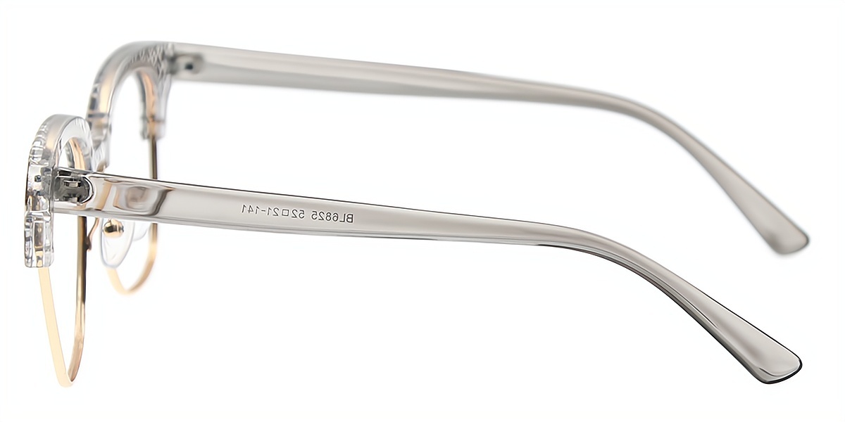 Mix Horn Unique Mixed Materials Eyeglasses