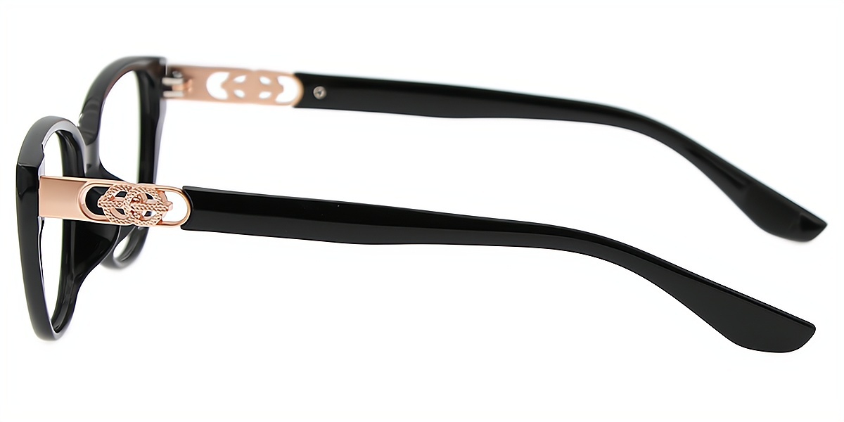 Black Cat Eye Chic TR90 Eyeglasses