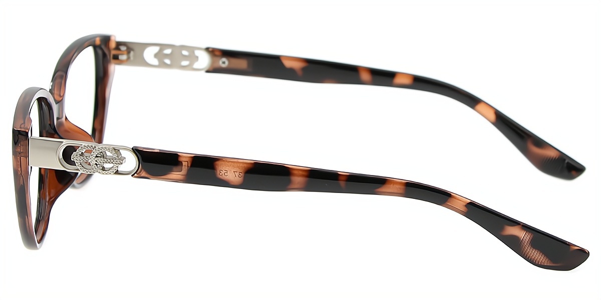 Tortoise Cat Eye Chic TR90 Eyeglasses