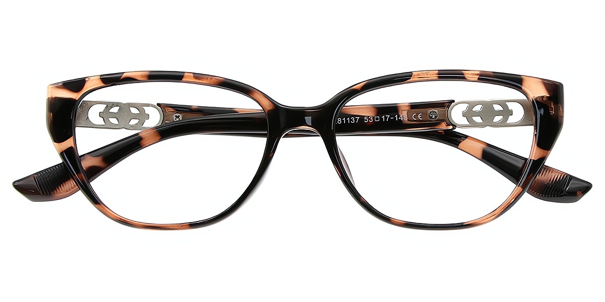 Tortoise Cat Eye Chic TR90 Eyeglasses