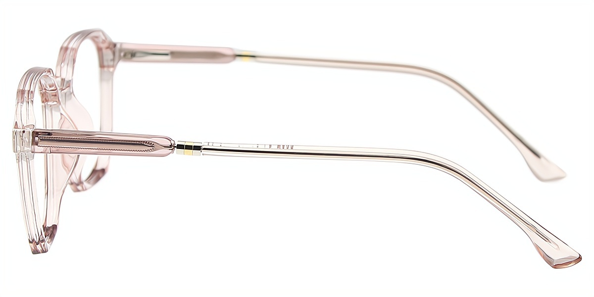Pink Geometric Chic TR90 Eyeglasses