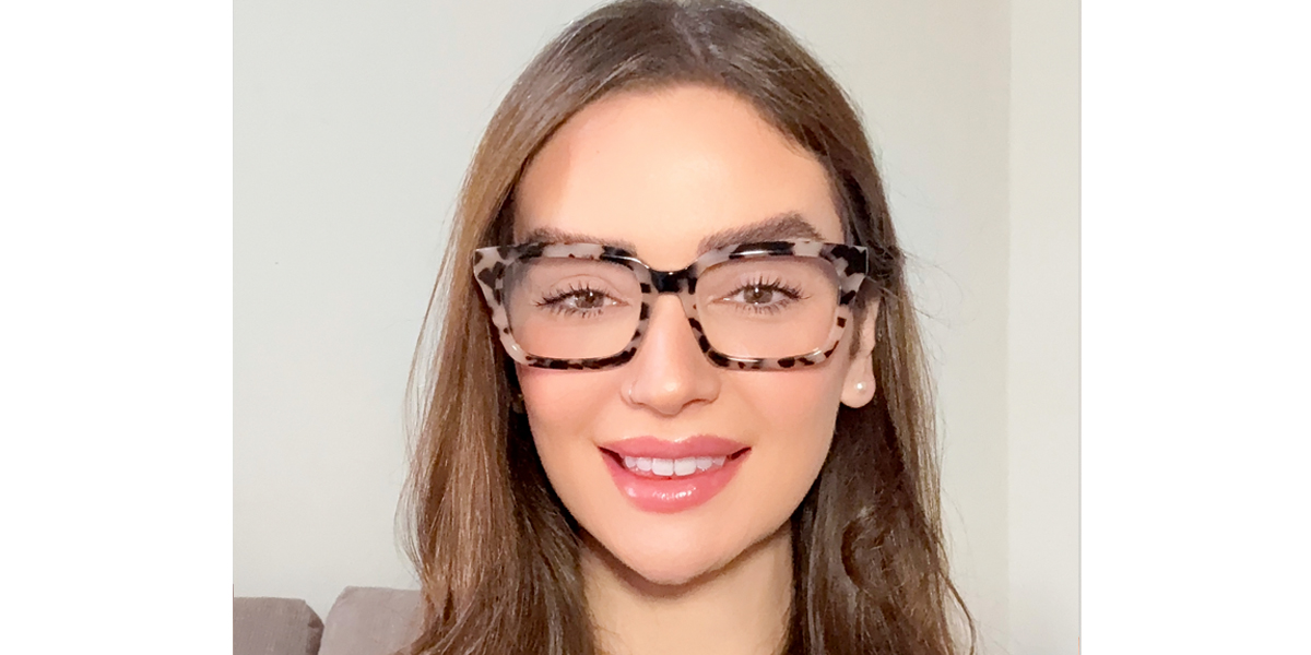 Tortoise Rectangle Wide Acetate Eyeglasses