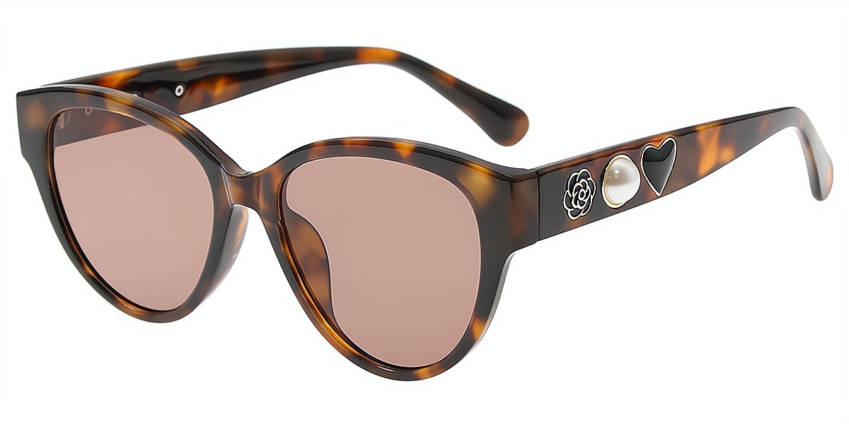 Tortoise Cat Eye Retro Plastic Eyeglasses