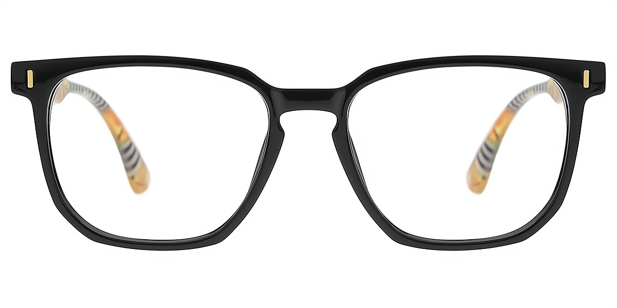 Black Horn Retro TR90 Eyeglasses