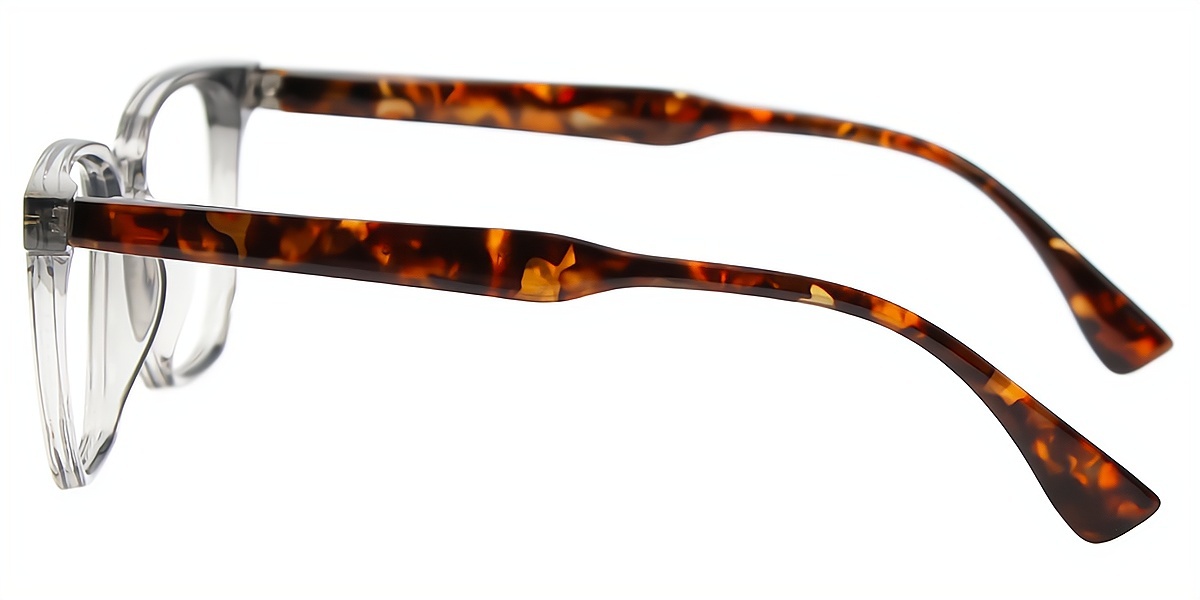 Gray Horn Retro TR90 Eyeglasses