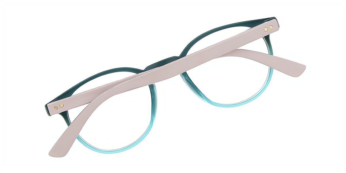 Pink Oval Chic Plastic Eyeglasses