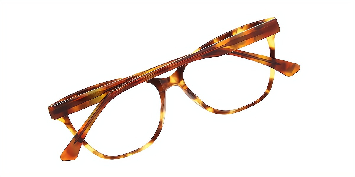 Tortoise Cat Eye Retro Acetate Eyeglasses