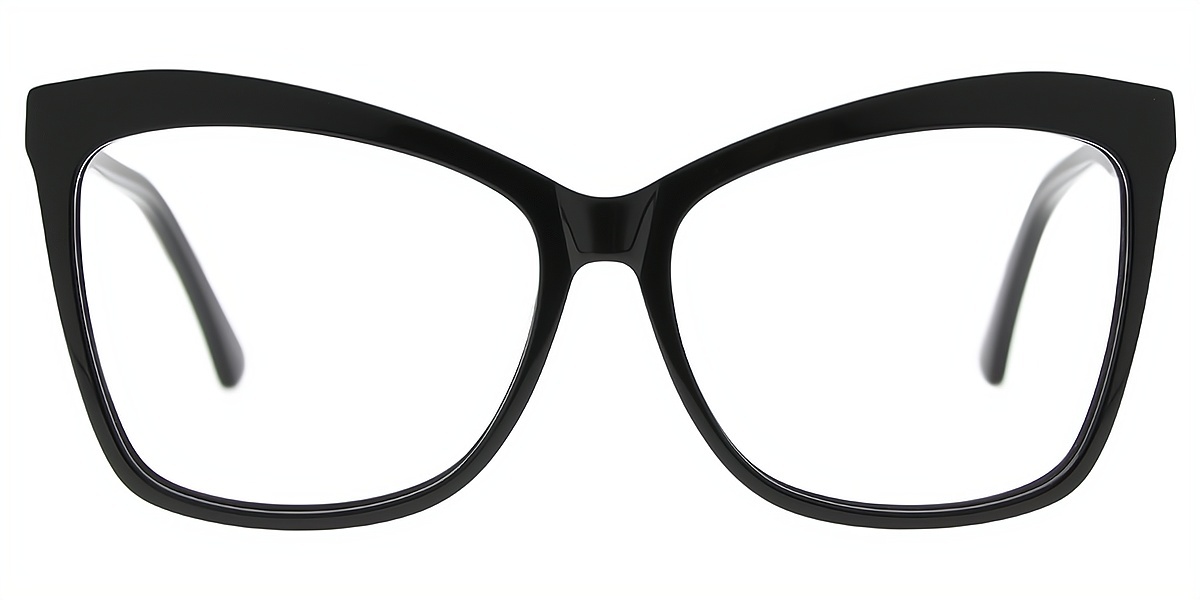 Black Butterfly Unique Metal Eyeglasses