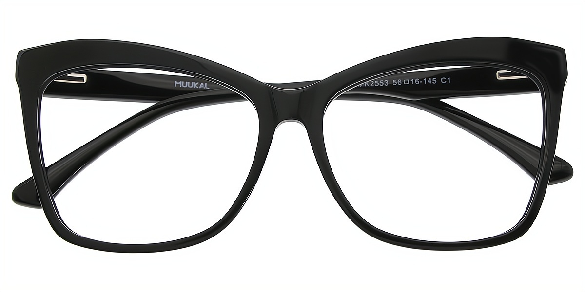 Black Butterfly Unique Metal Eyeglasses