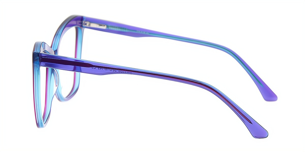 Purple Butterfly Unique Acetate Eyeglasses