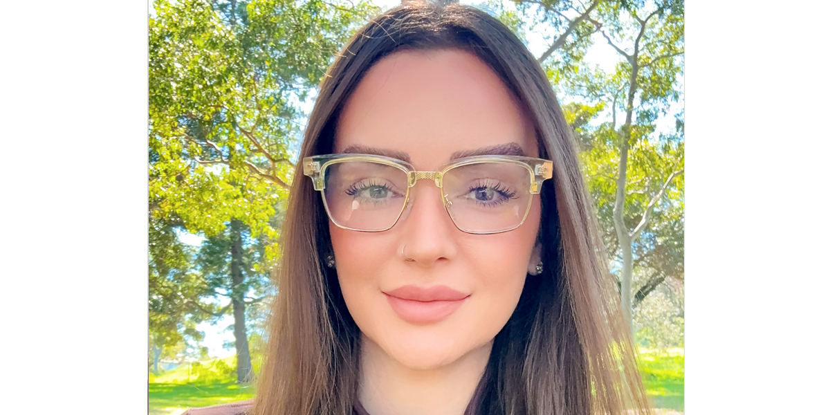 Clear Browline Classic Mixed Materials Eyeglasses