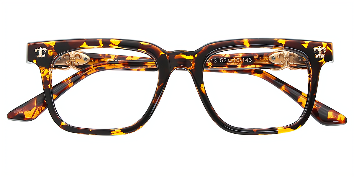 Tortoise Horn Classic TR90 Eyeglasses