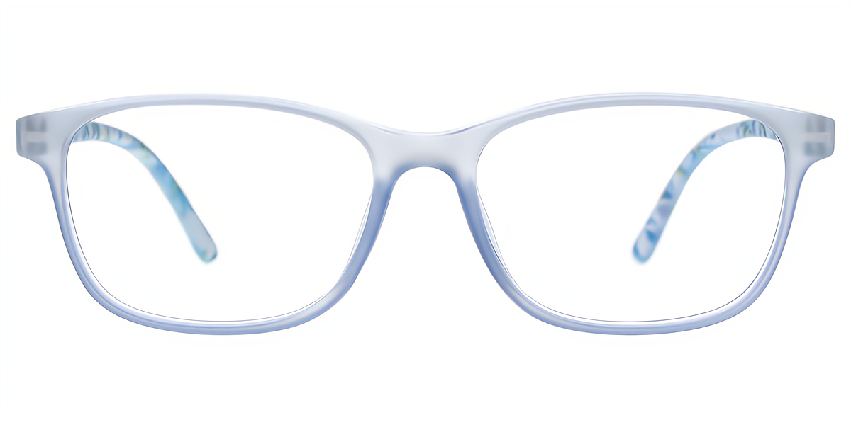 Blue Horn Simple Plastic Eyeglasses