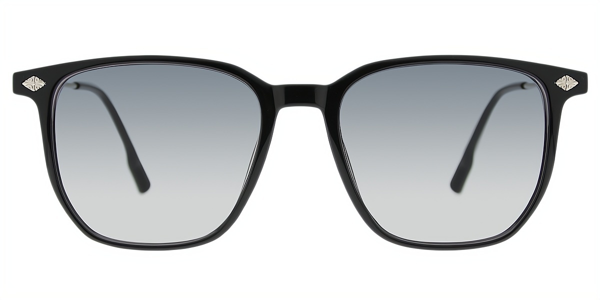 Black Square Simple TR90 Eyeglasses