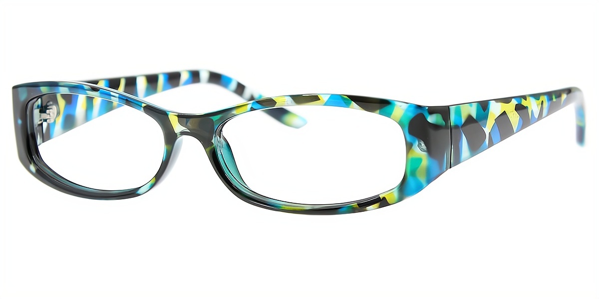 Mix Rectangle Chic Plastic Eyeglasses
