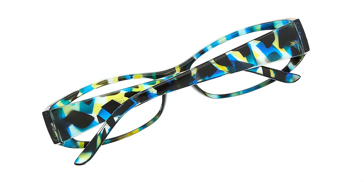 Mix Rectangle Chic Plastic Eyeglasses