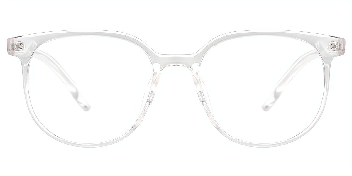Clear Horn Simple Oversized TR90 Eyeglasses