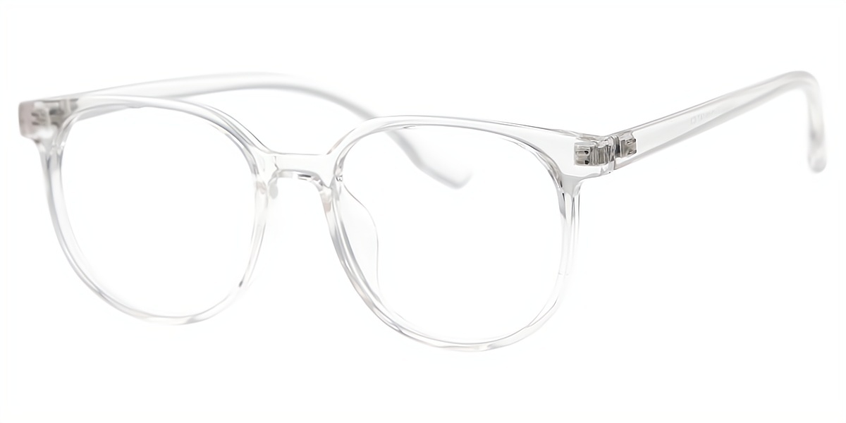 Clear Horn Simple Oversized TR90 Eyeglasses
