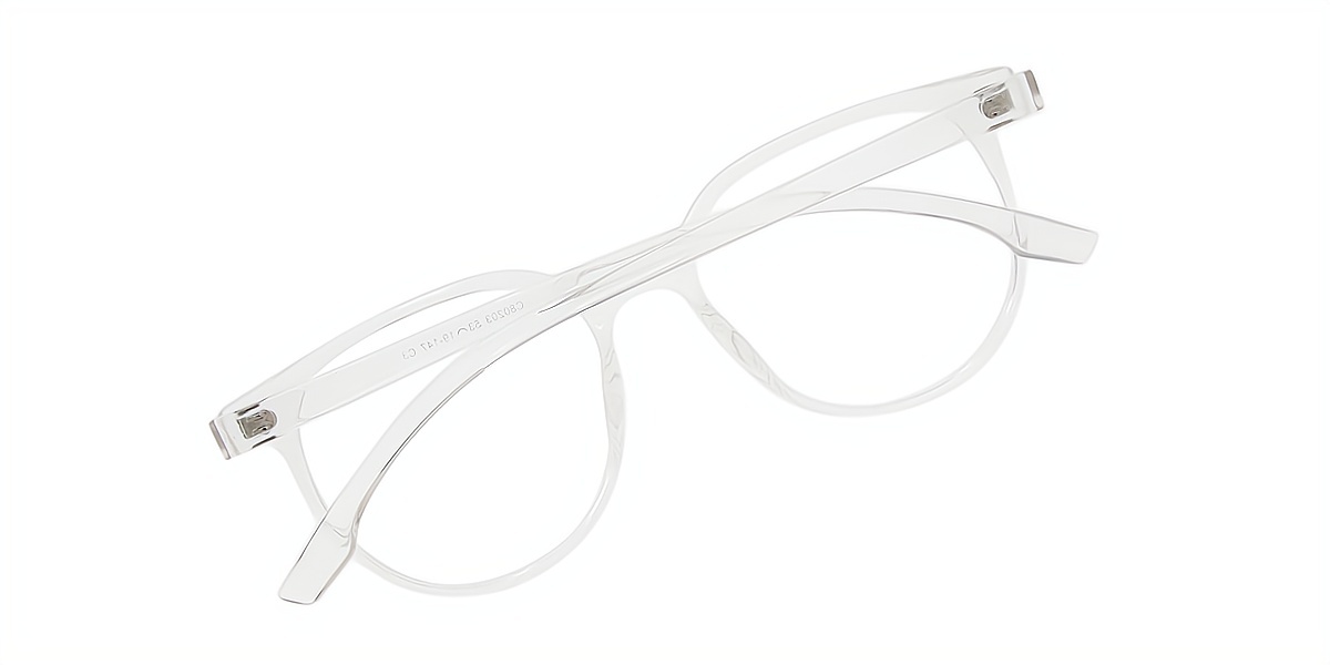 Clear Horn Simple Oversized TR90 Eyeglasses