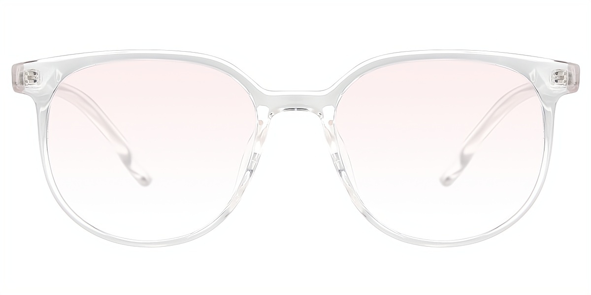 Clear Horn Simple Oversized TR90 Eyeglasses