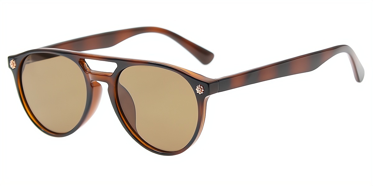 Tortoise Aviator Classic TR90 Eyeglasses