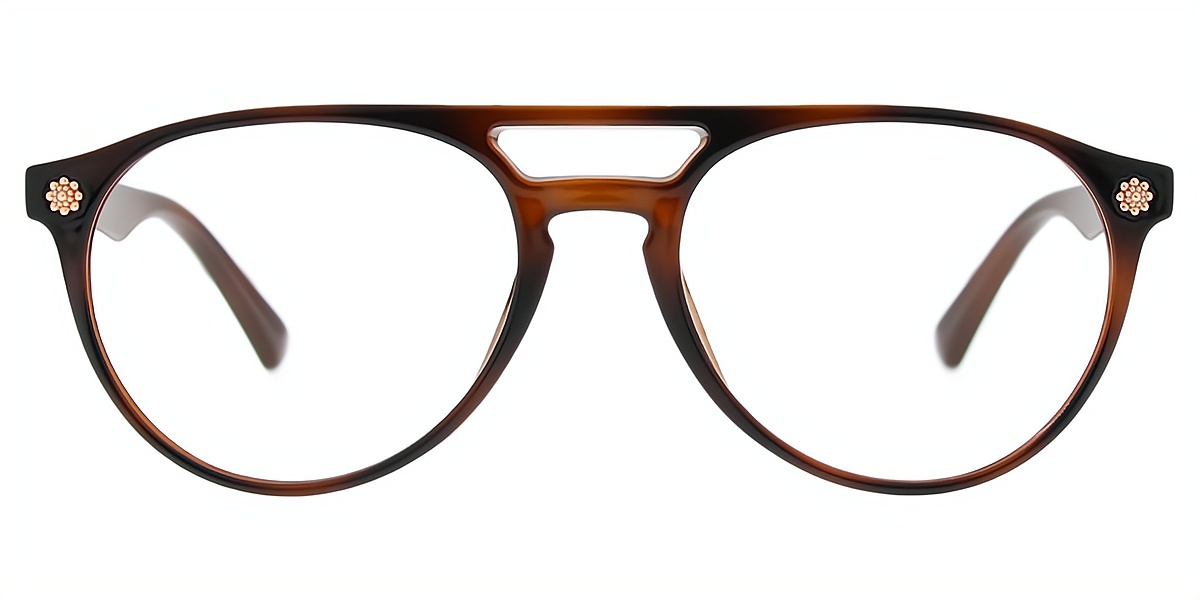 Tortoise Aviator Classic TR90 Eyeglasses