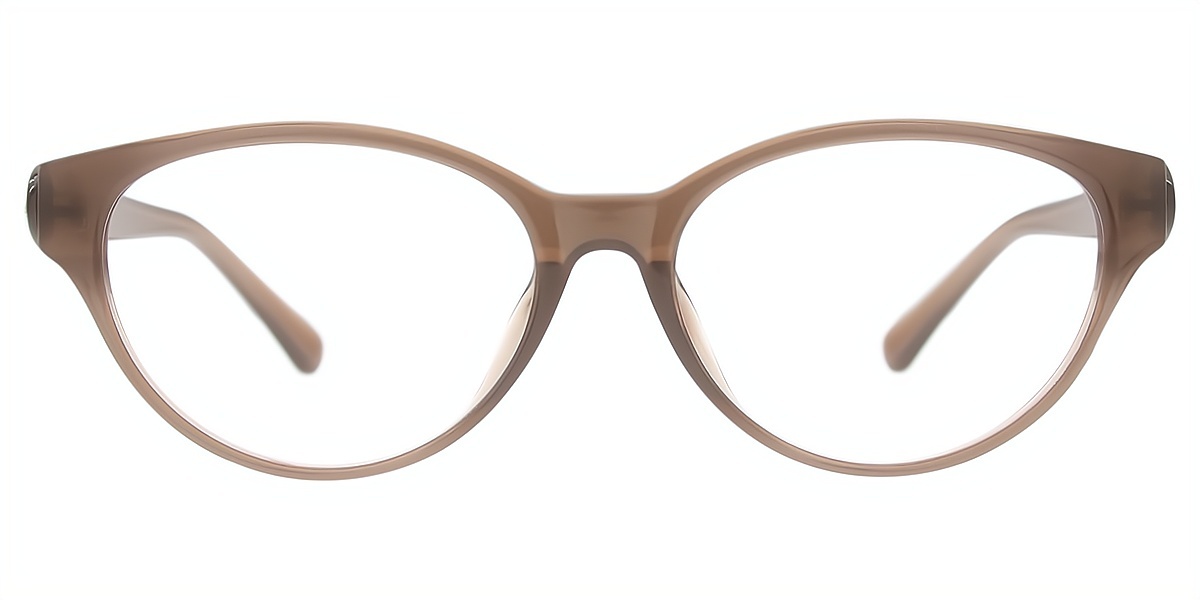 Brown Cat Eye Retro TR90 Eyeglasses