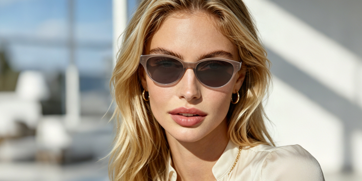 Brown Cat Eye Retro TR90 Eyeglasses