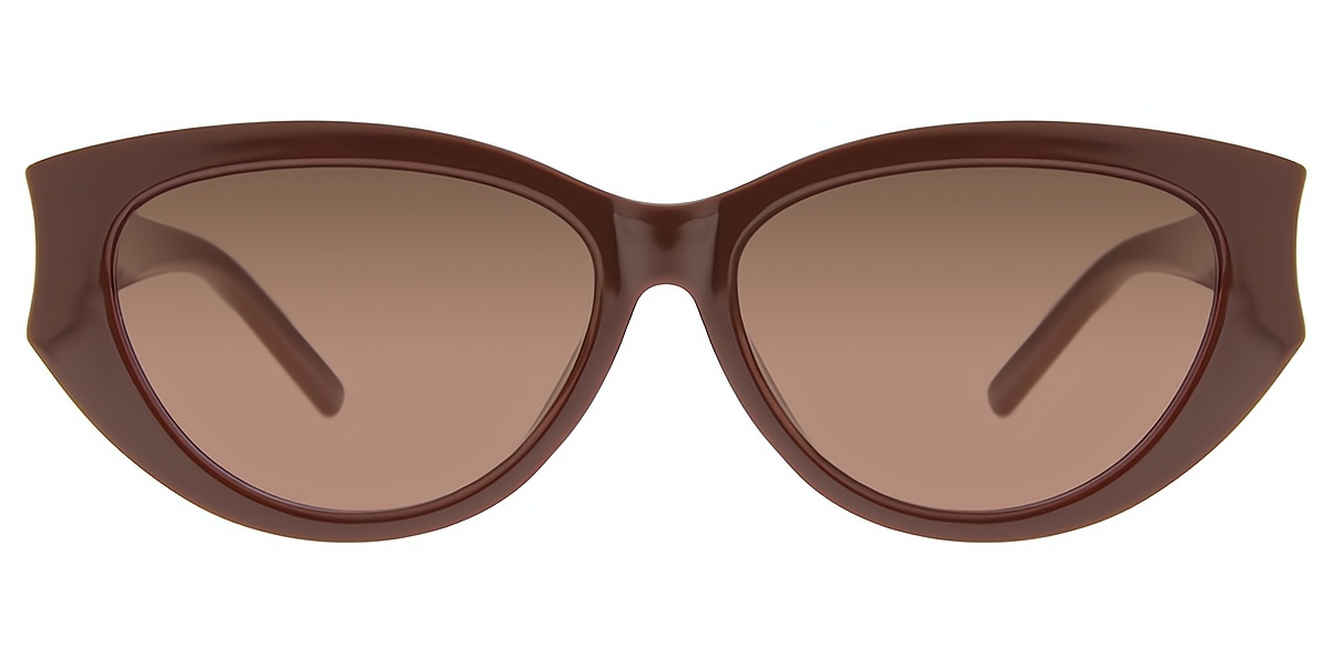 Brown Cat Eye Unique TR90 Eyeglasses