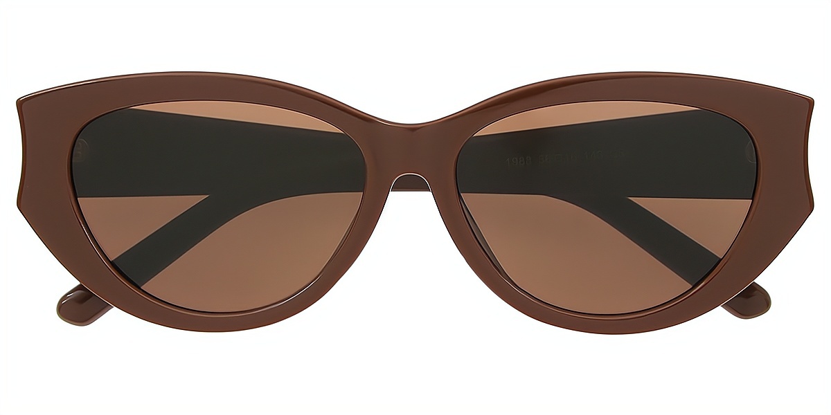 Brown Cat Eye Unique TR90 Eyeglasses