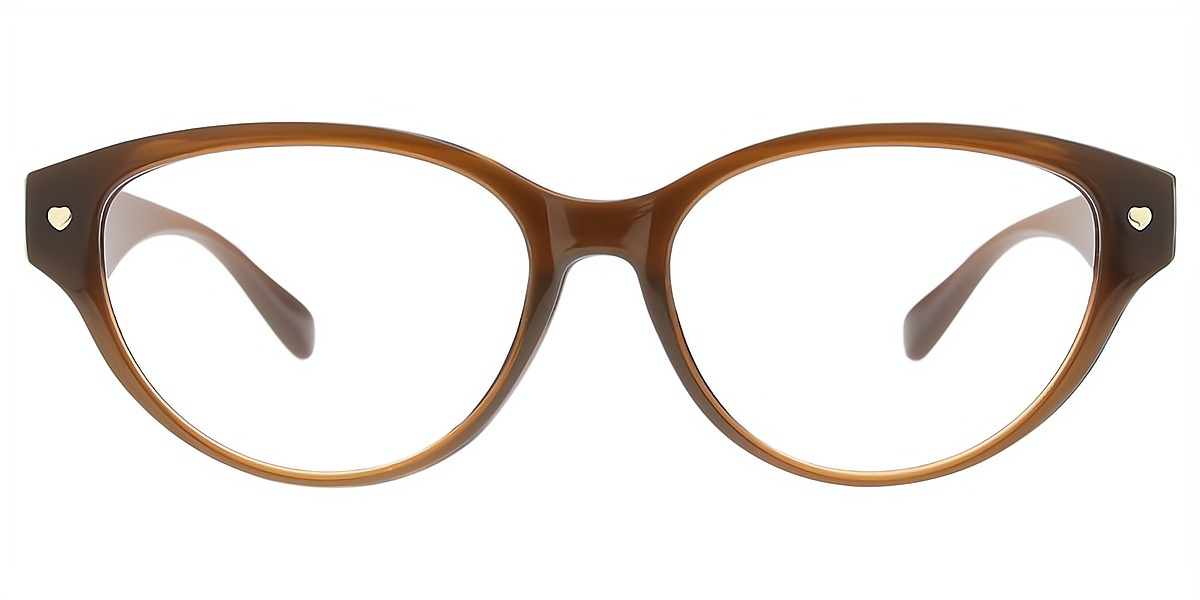 Brown Cat Eye Elegant TR90 Eyeglasses