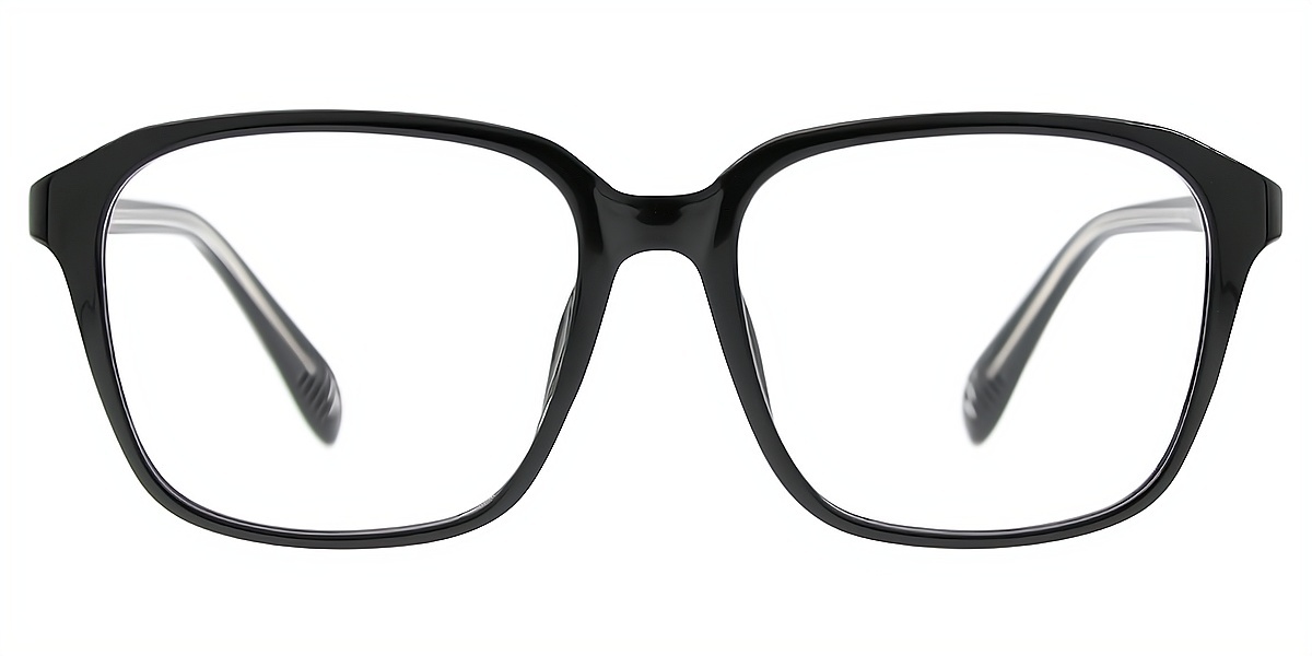 Black Square Classic TR90 Eyeglasses