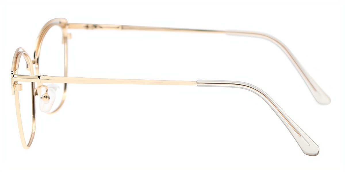 Purple Cat Eye Exquisite Metal Eyeglasses